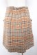 画像2: axes femme / ロービングチェックミニスカート F ベージュ Y-26-01-01-145-AX-SK-SZ-ZY (2)