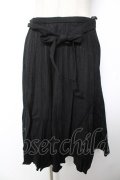 axes femme / ラメプリーツスカート  黒 Y-26-01-01-146-AX-SK-SZ-ZY