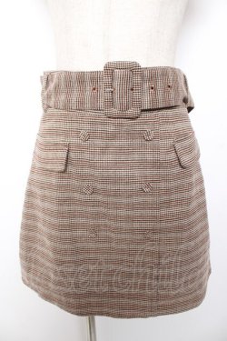 画像1: Bubbles / ダブルボタンスカパン M ブラウン Y-26-01-01-149-CA-PA-SZ-ZY