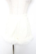 画像1: evelyn / ファーショートパンツ F アイボリーY-26-01-01-151-LO-PA-SZ-ZT591 (1)