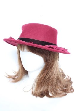 画像2: axes femme / ローズブーケフェルトカンカン  ワイン Y-26-01-01-021-AX-AC-SZ-ZY