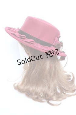 画像3: axes femme / ローズブーケフェルトカンカン  ワイン Y-26-01-01-021-AX-AC-SZ-ZTK037