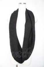 画像2: NieR CLOTHING / ORIGINAL NECK WARMER  黒 Y-26-01-01-003-PU-ZA-SZ-ZT578 (2)