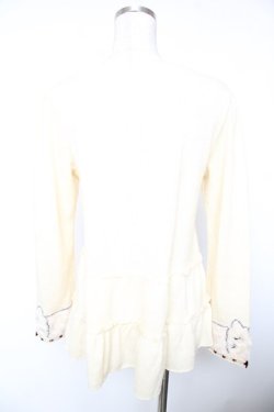 画像2: axes femme / 袖ねこファーニット M 生成り Y-26-01-01-028-AX-TO-SZ-ZY