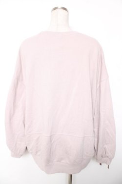 画像2: axes femme / アソート刺繍編上げトレーナー F グレージュ Y-26-01-01-030-AX-TO-SZ-ZY