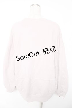 画像2: axes femme / アソート刺繍編上げトレーナー F グレージュ Y-26-01-01-030-AX-TO-SZ-ZI