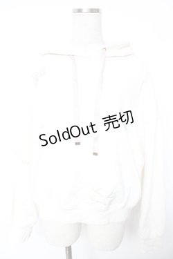 画像1: axes femme / ランダムパリ刺繍フーディー F 生成り Y-26-01-01-031-AX-TO-SZ-ZI