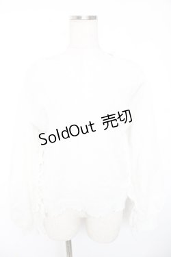 画像1: axes femme / シルバーラメシアーニット F 白 Y-26-01-01-032-AX-TO-SZ-ZY