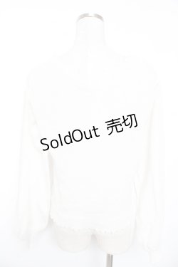 画像2: axes femme / シルバーラメシアーニット F 白 Y-26-01-01-032-AX-TO-SZ-ZY