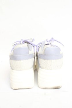 画像3: axes femme POETIQUE / 切替え厚底スニーカー L ラベンダー Y-26-01-05-043-AX-SH-SZ-ZY