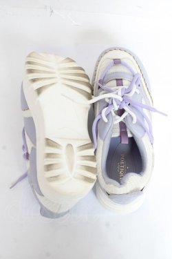 画像5: axes femme POETIQUE / 切替え厚底スニーカー L ラベンダー Y-26-01-05-043-AX-SH-SZ-ZY