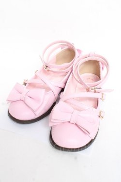画像1: Angelic Pretty / Tea Partyシューズ M ピンク Y-26-01-05-044-AP-SH-SZ-ZY