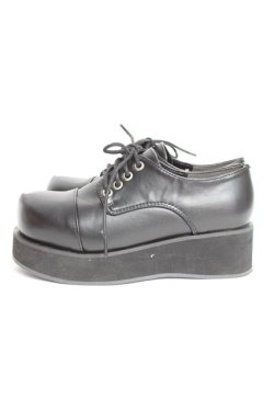 画像2: DearMyLove / 厚底ローファー 23.5 黒 Y-26-01-05-045-EL-SH-SZ-ZY