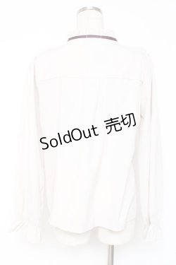 画像2: axes femme / 薔薇刺繍ハイネックブラウス M ピンク Y-26-01-05-047-AX-BL-SZ-ZY