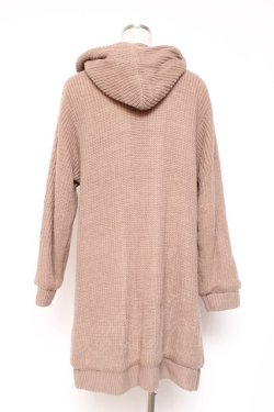 画像2: axes femme / 裏ボアニットコーディガン F モカ Y-26-01-05-055-AX-TO-SZ-ZY