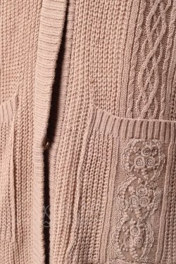 画像4: axes femme / 裏ボアニットコーディガン F モカ Y-26-01-05-055-AX-TO-SZ-ZY