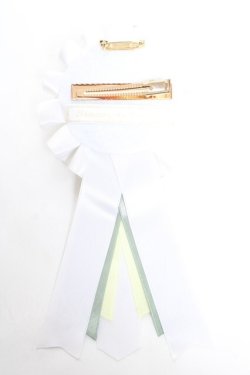 画像2: Memoire de Poupees / ハンドメイドロゼッタ  イエロー Y-26-01-05-011-LO-ZA-SZ-ZY