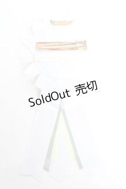 画像2: Memoire de Poupees / ハンドメイドロゼッタ  イエロー Y-26-01-05-011-LO-ZA-SZ-ZT444-F001