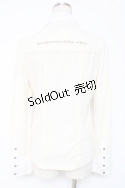 画像3: OZZ ANGELO / 襟付きブラウスプルオーバー  生成り Y-26-01-05-059-OO-BL-SZ-ZY