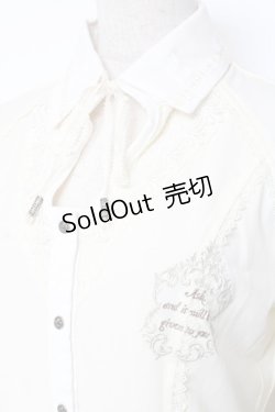 画像5: OZZ ANGELO / 襟付きブラウスプルオーバー  生成り Y-26-01-05-059-OO-BL-SZ-ZY