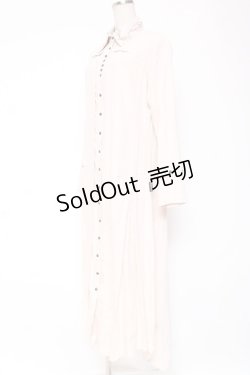 画像2: Ozz Croce / 襟刺繍ロングシャツワンピース  生成り Y-26-01-05-060-OO-OP-SZ-ZY