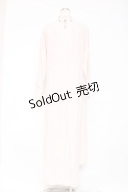 画像3: Ozz Croce / 襟刺繍ロングシャツワンピース  生成り Y-26-01-05-060-OO-OP-SZ-ZY