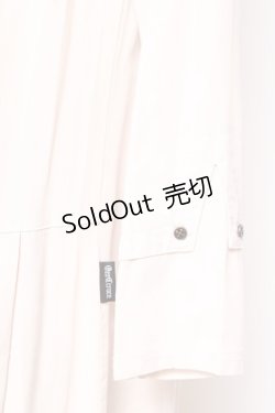 画像5: Ozz Croce / 襟刺繍ロングシャツワンピース  生成り Y-26-01-05-060-OO-OP-SZ-ZY