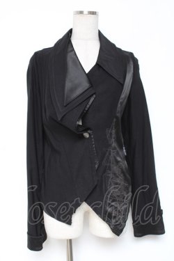画像1: Ozz Croce / 刺繍入りジャケット  黒 Y-26-01-05-064-OO-JA-SZ-ZY