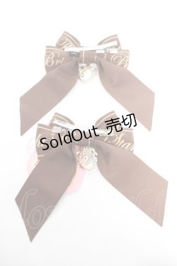 画像2: BABY, THE STARS SHINE BRIGHT / Best Wishes シンプルリボンクリップ  ブラウン Y-26-01-05-013-BA-AC-SZ-ZY