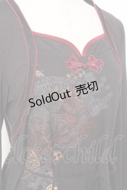 画像5: Ozz oneste / 刀刺繍チャイナチュニック  黒 Y-26-01-05-065-OO-OP-SZ-ZY