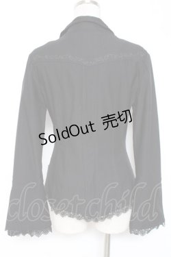 画像3: Ozz oneste / レースデザインテーラードジャケット  黒 Y-26-01-05-066-OO-JA-SZ-ZY