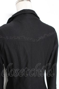画像4: Ozz oneste / レースデザインテーラードジャケット  黒 Y-26-01-05-066-OO-JA-SZ-ZY