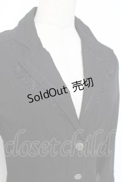 画像6: Ozz oneste / レースデザインテーラードジャケット  黒 Y-26-01-05-066-OO-JA-SZ-ZY
