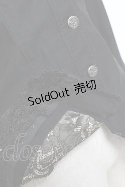 画像7: Ozz oneste / レースデザインテーラードジャケット  黒 Y-26-01-05-066-OO-JA-SZ-ZY