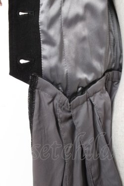 画像7: Ozz oneste / はしごレースロングビスチェ  黒 Y-26-01-05-067-OO-JA-SZ-ZY