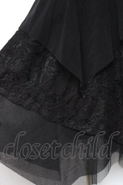 画像6: Ozz oneste / 薔薇刺繍ベロアホルターワンピース  黒 Y-26-01-05-068-OO-OP-SZ-ZY