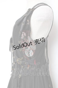 画像5: Ozz oneste / 2WAYアシンメトリーコルセット  黒 Y-26-01-05-069-OO-SK-SZ-ZY