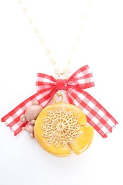 画像2: Kawaii Stars / アップルパイネックレス   Y-26-01-05-015-LO-AC-SZ-ZY