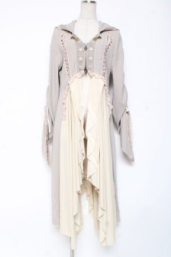 画像1: Ozz oneste / Rose Festa カーディガン  グレージュ Y-26-01-05-073-OO-TO-SZ-ZY