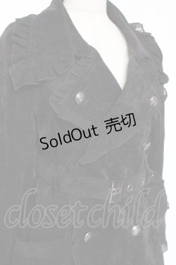 画像6: ALGONQUINS / コーディロイWボタンロングジャケット 1 黒 Y-26-01-05-075-AL-JA-SZ-ZY