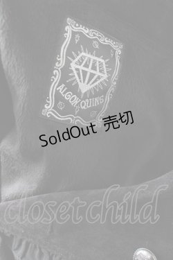 画像7: ALGONQUINS / コーディロイWボタンロングジャケット 1 黒 Y-26-01-05-075-AL-JA-SZ-ZY