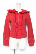 Angelic Pretty / フリルフリルパーカー  赤 Y-26-01-05-079-AP-TO-SZ-ZY