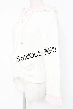 画像2: Angelic Pretty / プリンセスデコレーションパーカー  白 Y-26-01-05-080-AP-TO-SZ-ZY