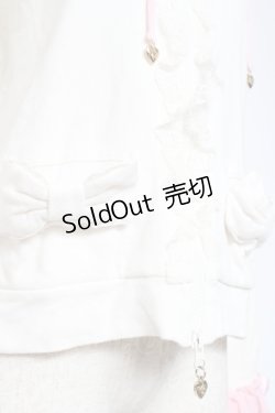 画像6: Angelic Pretty / プリンセスデコレーションパーカー  白 Y-26-01-05-080-AP-TO-SZ-ZY