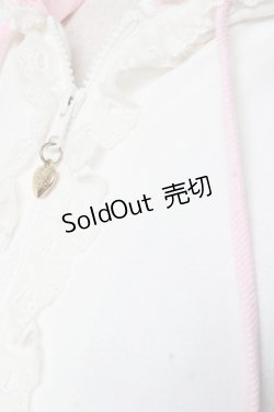 画像7: Angelic Pretty / プリンセスデコレーションパーカー  白 Y-26-01-05-080-AP-TO-SZ-ZY