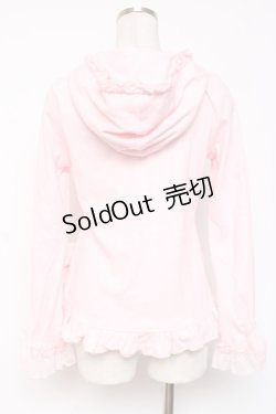 画像3: Angelic Pretty / ストライプリボン刺繍パーカ  ピンク Y-26-01-05-081-AP-TO-SZ-ZY