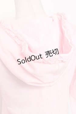 画像4: Angelic Pretty / ストライプリボン刺繍パーカ  ピンク Y-26-01-05-081-AP-TO-SZ-ZY
