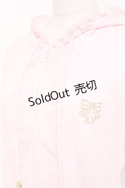 画像5: Angelic Pretty / ストライプリボン刺繍パーカ  ピンク Y-26-01-05-081-AP-TO-SZ-ZY