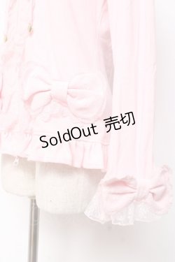 画像6: Angelic Pretty / ストライプリボン刺繍パーカ  ピンク Y-26-01-05-081-AP-TO-SZ-ZY