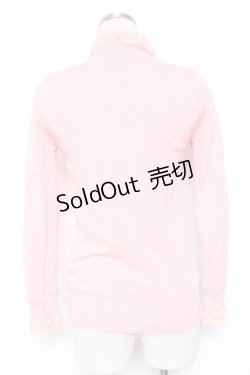 画像2: Snowdrop to Saint Maria / フラワーパールレースハイネックニットトップス  ピンク Y-26-01-05-082-LO-TO-SZ-ZY